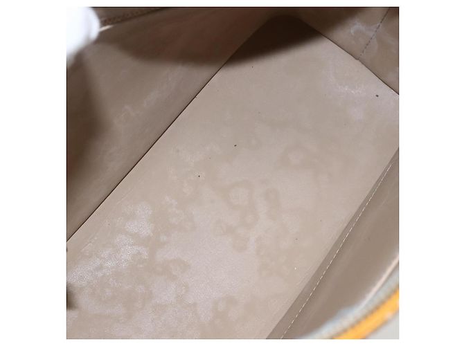 LOUIS VUITTON Borsa a mano Monogram Vernis Houston Gialla M91121 LV Auth ka2072 Giallo - vista 11