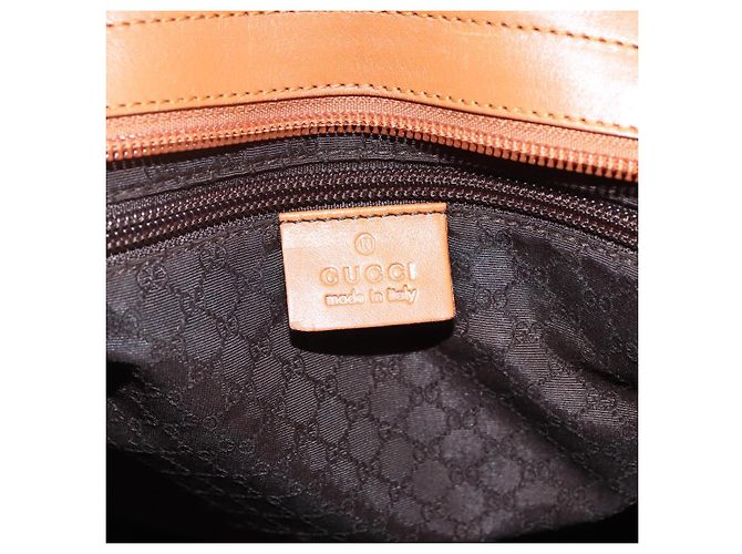 Borsa Tote GUCCI in tela marrone 019 04565 1956 Auth 170250 - vista 15