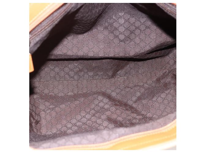 Borsa Tote GUCCI in tela marrone 019 04565 1956 Auth 170250 - vista 17