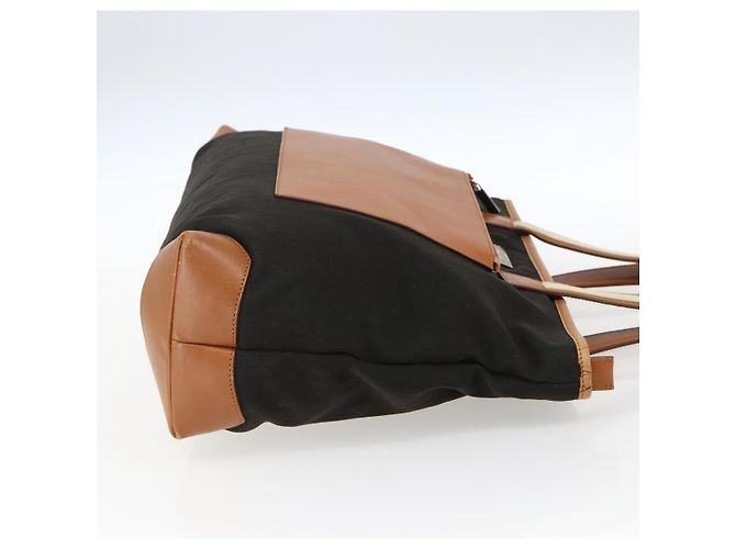 Borsa Tote GUCCI in tela marrone 019 04565 1956 Auth 170250 - vista 5