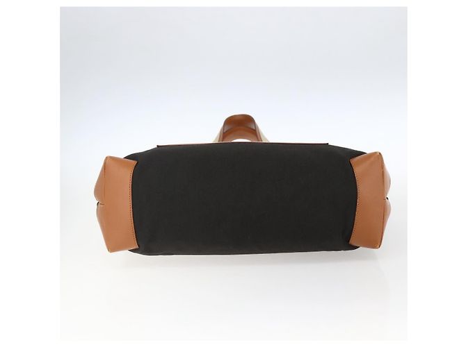 Borsa Tote GUCCI in tela marrone 019 04565 1956 Auth 170250 - vista 9