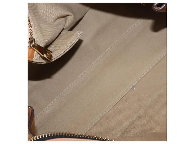 Chloé Borsa a Mano Chloe in Pelle Marrone Oro Auth 169414 D'oro - vista 16