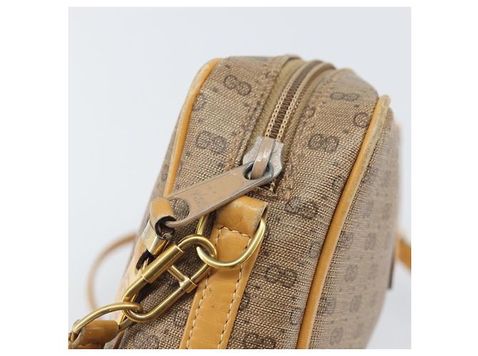 Gucci Borsa a spalla Micro GG Supreme in PVC Beige Oro Auth 170584 D'oro - vista 16