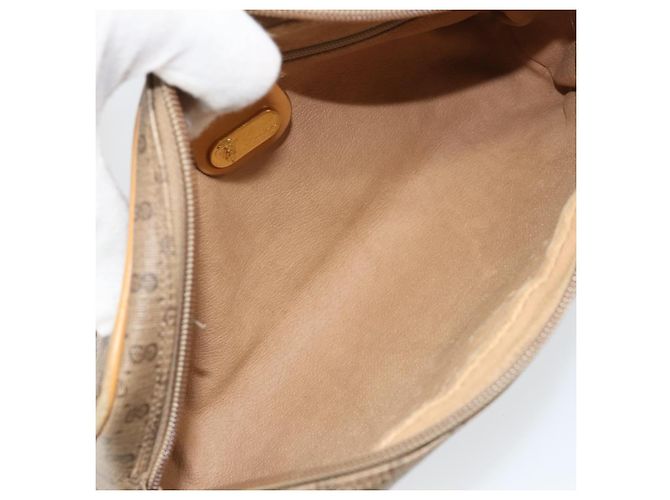 Gucci Borsa a spalla Micro GG Supreme in PVC Beige Oro Auth 170584 D'oro - vista 18