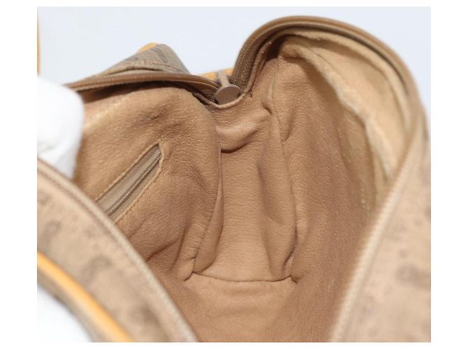 Gucci Borsa a spalla Micro GG Supreme in PVC Beige Oro Auth 170584 D'oro - vista 19