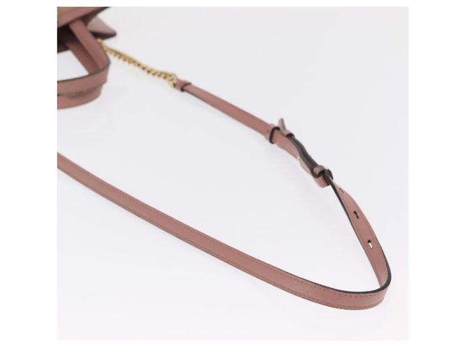 Borsa a mano in pelle Salvatore Ferragamo Vala 2way Rosa Oro Auth 170124 D'oro - vista 10