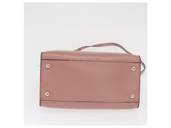 Borsa a mano in pelle Salvatore Ferragamo Vala 2way Rosa Oro Auth 170124 D'oro - vista 12