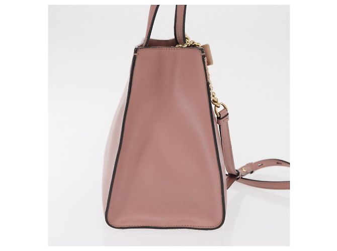 Borsa a mano in pelle Salvatore Ferragamo Vala 2way Rosa Oro Auth 170124 D'oro - vista 5