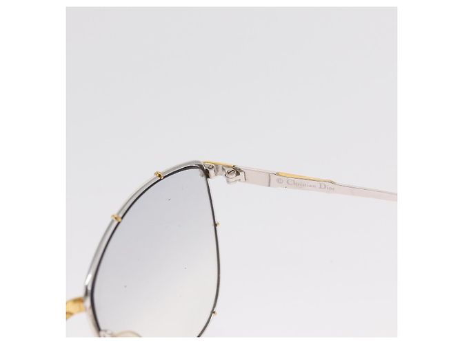 Gafas de sol Christian Dior de plástico 2 Set Marrón Plata Auth bs33050 Castaño - vista 10