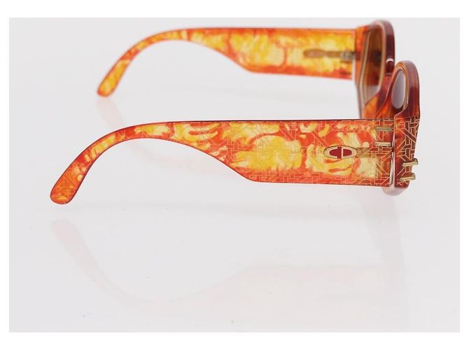 Gafas de sol Christian Dior de plástico 2 Set Marrón Plata Auth bs33050 Castaño - vista 15
