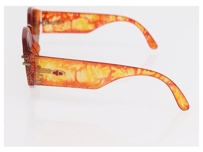 Gafas de sol Christian Dior de plástico 2 Set Marrón Plata Auth bs33050 Castaño - vista 16