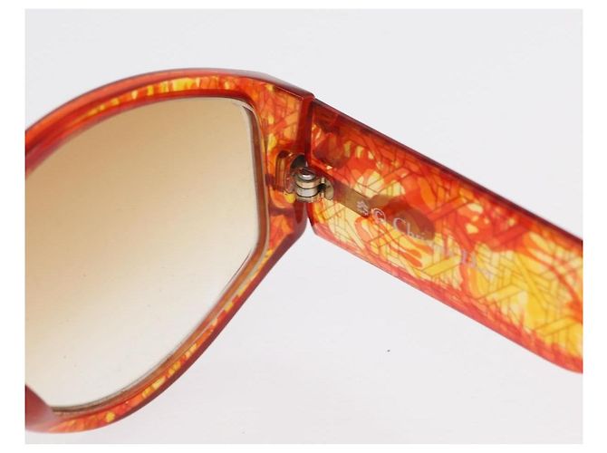 Gafas de sol Christian Dior de plástico 2 Set Marrón Plata Auth bs33050 Castaño - vista 17