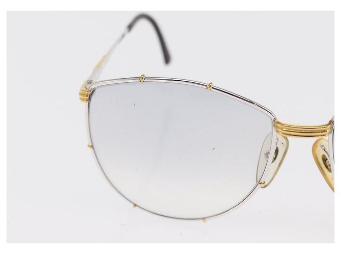 Gafas de sol Christian Dior de plástico 2 Set Marrón Plata Auth bs33050 Castaño - vista 4