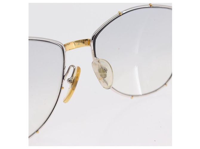 Gafas de sol Christian Dior de plástico 2 Set Marrón Plata Auth bs33050 Castaño - vista 7