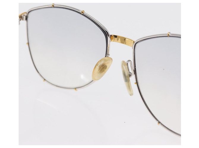 Gafas de sol Christian Dior de plástico 2 Set Marrón Plata Auth bs33050 Castaño - vista 8