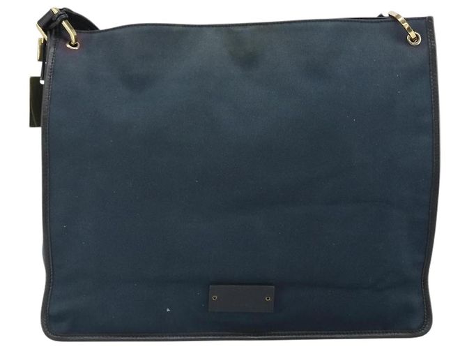 Borsa a Spalla Sherry Line GUCCI in Tela Nera e Oro 90656 Auth hk3366 Nero D'oro - vista 2