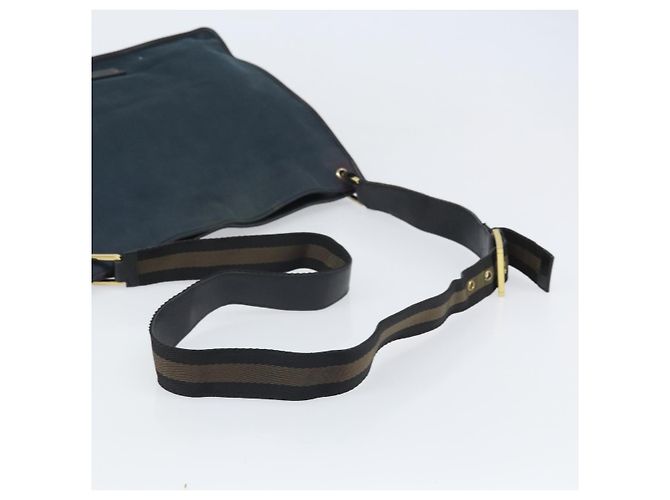 Borsa a Spalla Sherry Line GUCCI in Tela Nera e Oro 90656 Auth hk3366 Nero D'oro - vista 7