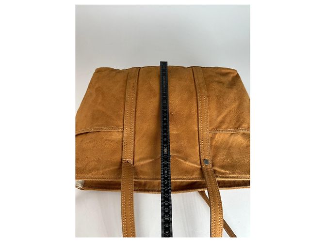 Vintage Courreges Wildlederhandtasche braun - Ansicht 11