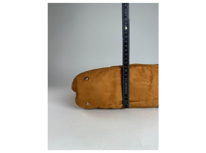 Vintage Courreges Wildlederhandtasche braun - Ansicht 13
