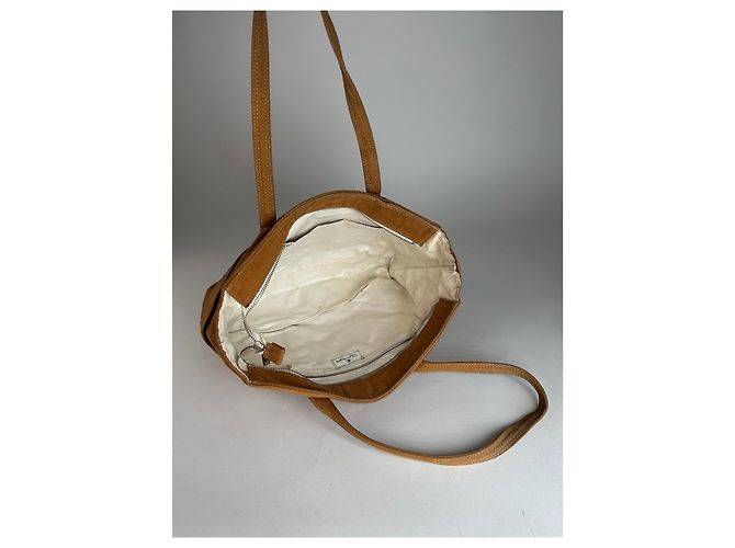 Vintage Courreges Wildlederhandtasche braun - Ansicht 7