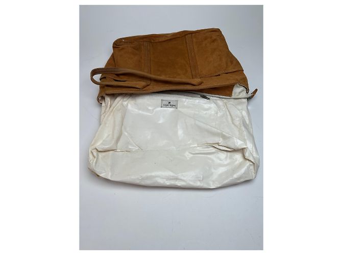 Vintage Courreges Wildlederhandtasche braun - Ansicht 9