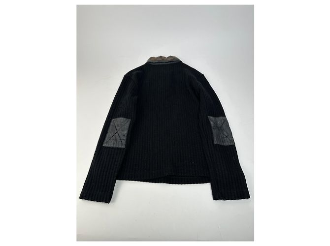 Vintage Fendi Roma Wollpullover Schwarz Braun 36/S - Ansicht 10