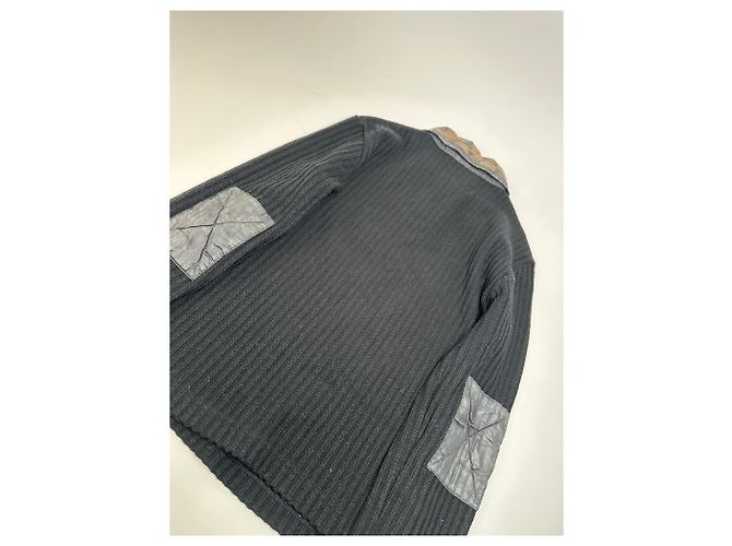 Vintage Fendi Roma Wollpullover Schwarz Braun 36/S - Ansicht 11