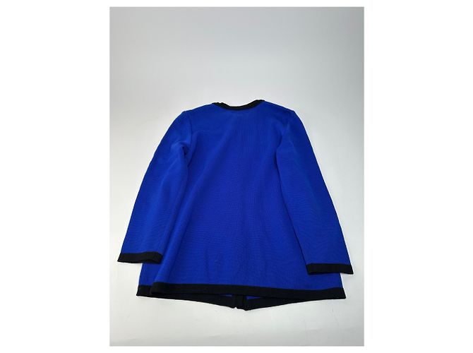 Vintage Yves Saint Laurent Pullover Blau Schwarz M - Ansicht 8