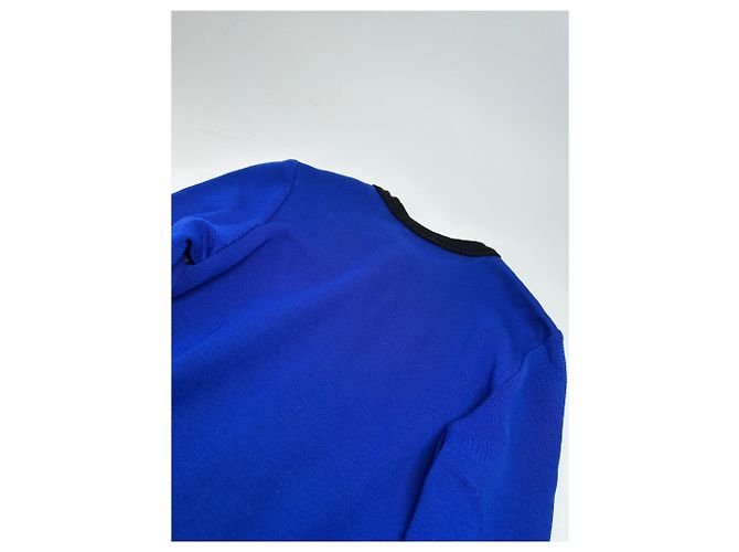 Vintage Yves Saint Laurent Pullover Blau Schwarz M - Ansicht 9