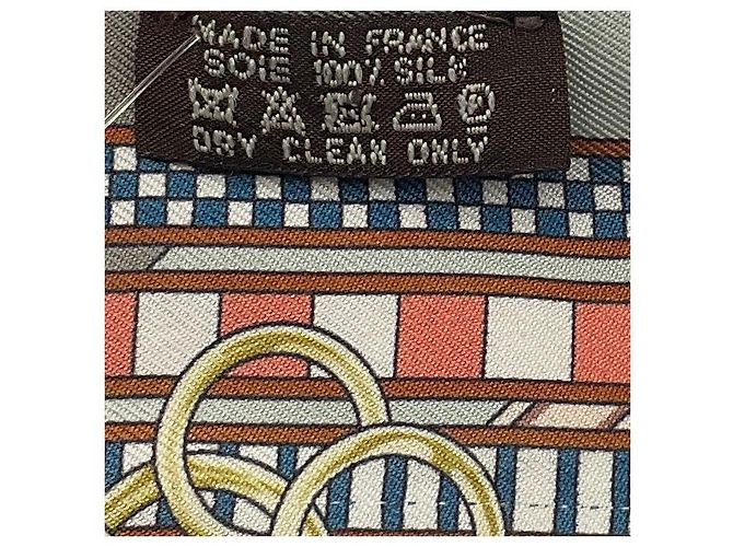 Hermès Hermes Multi Equestrian Print Silk Twilly Scarf Multiple colors - view 6