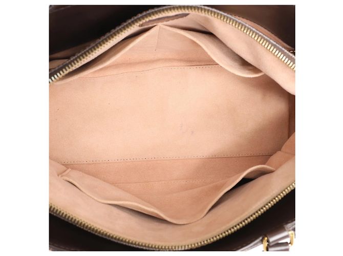 Borsa Louis Vuitton Kensington Bowling Damier Ebene 2Way in marrone N41505 Beige - vista 11