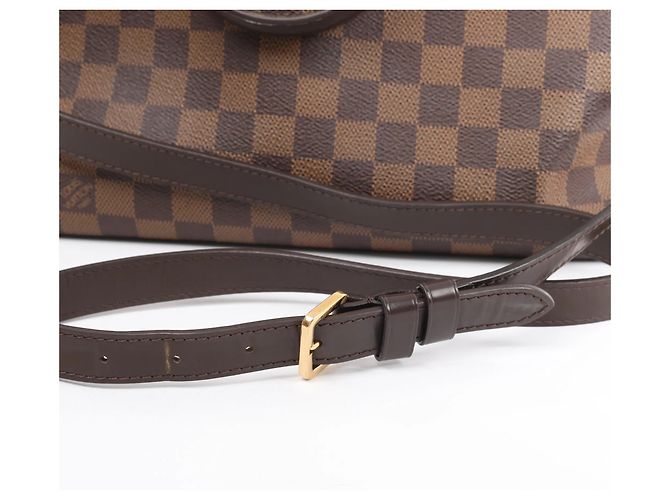 Borsa Louis Vuitton Kensington Bowling Damier Ebene 2Way in marrone N41505 Beige - vista 9