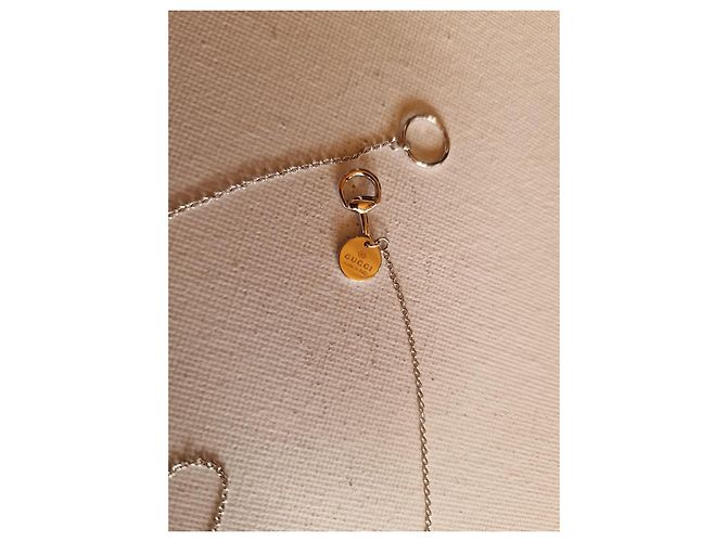 Gucci Collana lasso mors in oro bianco 750/000 Argento - vista 3