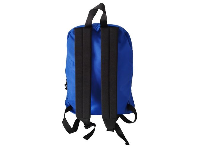 Zaino Balenciaga Wheel in nylon blu - vista 5