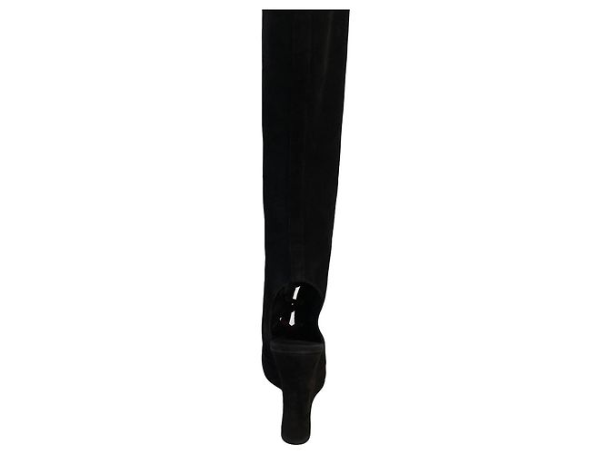 Botas Prada de piel de ternera ante negro - vista 7