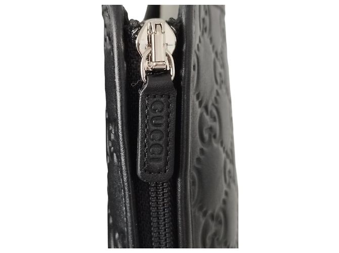 Gucci Monogram GG Black Leather Riding Boots - view 6