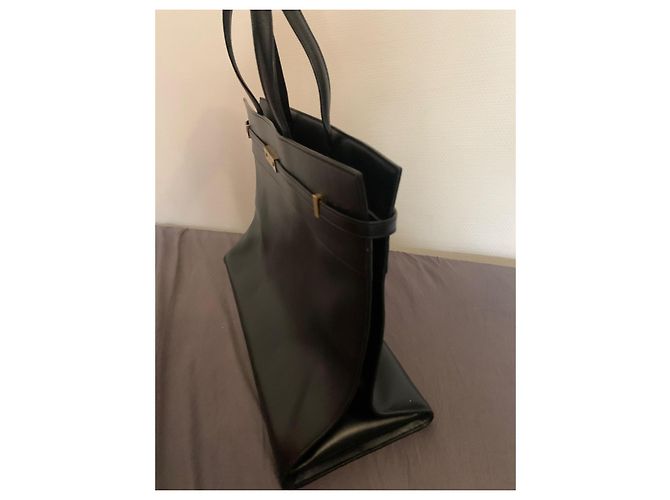 Borsa Yves Saint Laurent Manhattan Nero - vista 5