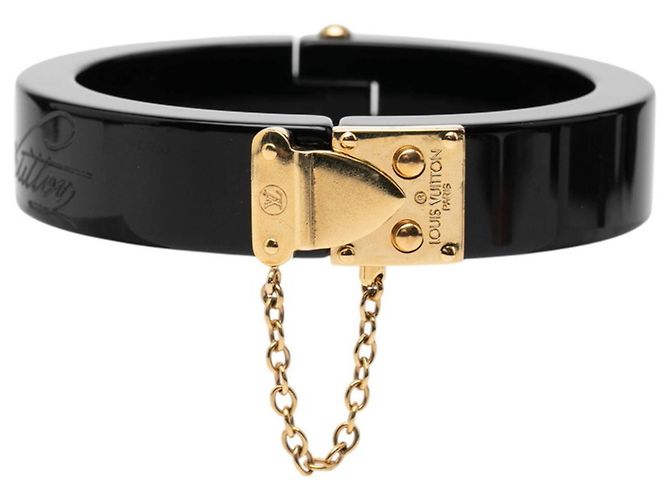 Bracciale Charm LockMe Louis Vuitton Nero - vista 2