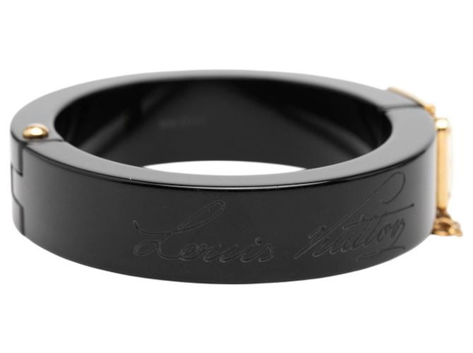 Bracciale Charm LockMe Louis Vuitton Nero - vista 3
