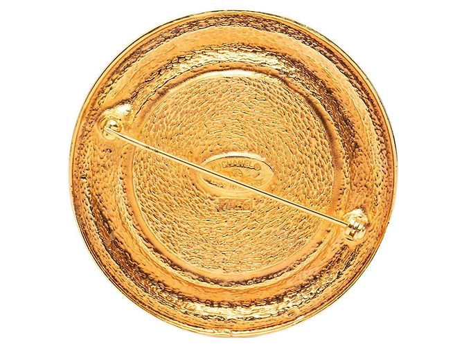 Cambon Chanel Coco Mark Brosche Golden - Ansicht 2