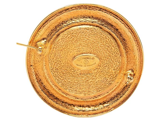Cambon Chanel Coco Mark Brosche Golden - Ansicht 3
