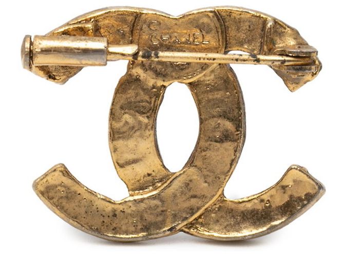Chanel Coco Mark Strass Brosche Golden - Ansicht 2