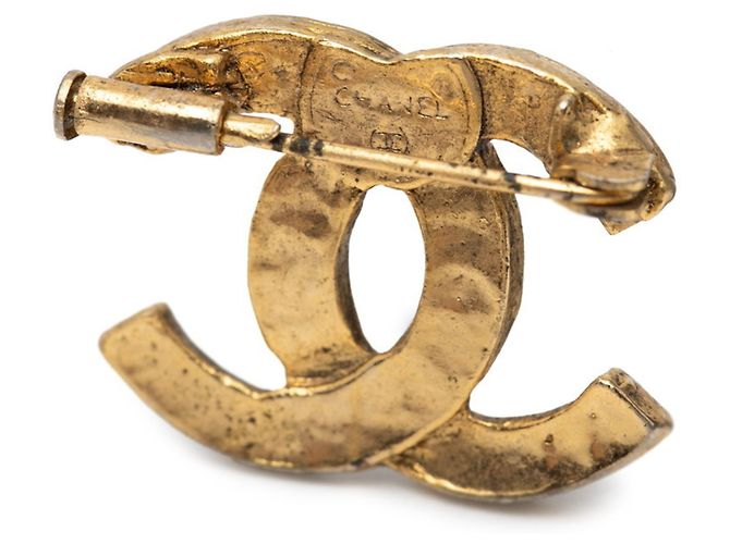 Chanel Coco Mark Strass Brosche Golden - Ansicht 3