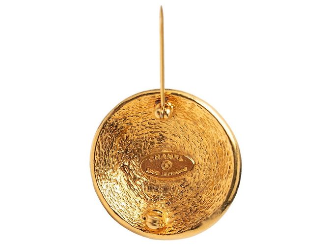 Cambon Spilla placcata in oro Chanel Coco Mark D'oro - vista 3