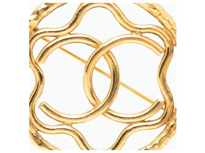 Spilla Chanel Coco Mark in Placcato Oro D'oro - vista 3