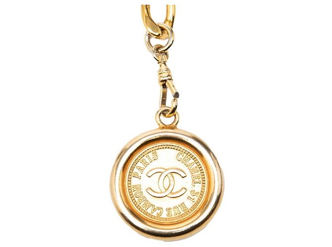 Cambon Chanel Gold Plated Chain Belt Golden - view 2