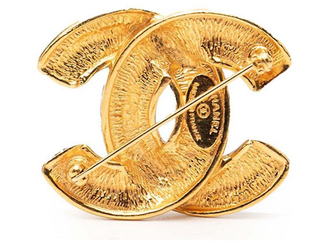 Spilla Matelassé Coco Mark di Chanel D'oro - vista 2