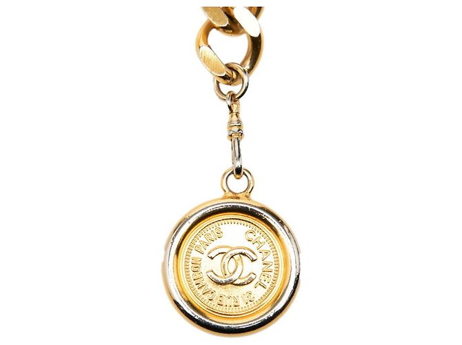 Cambon Cinturón de Cadena Coco Mark de Chanel Dorado - vista 2