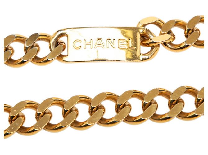 Cambon Cinturón de Cadena Coco Mark de Chanel Dorado - vista 3