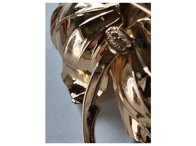 Spilla Christian Dior placcata oro Gold hardware - vista 2